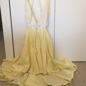 Yellow Free People Dress